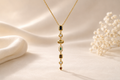 Celestial Harmony Multi Stone Gold Pendant