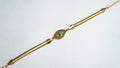 Golden Turquoise Evil Eye Charm Bracelet