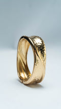Golden Twist Statement Bracelet