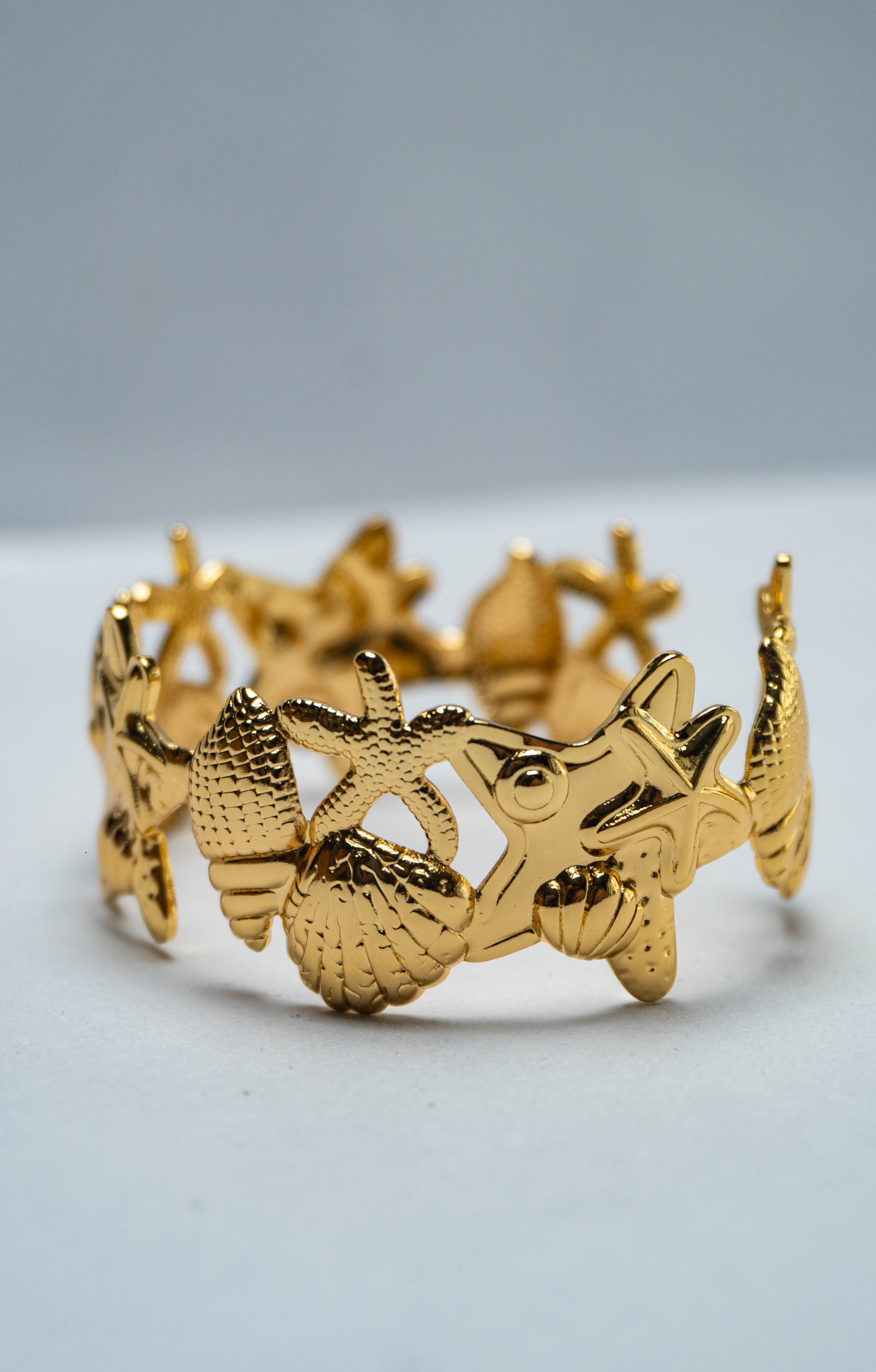 Ocean Treasure Statement Cuff
