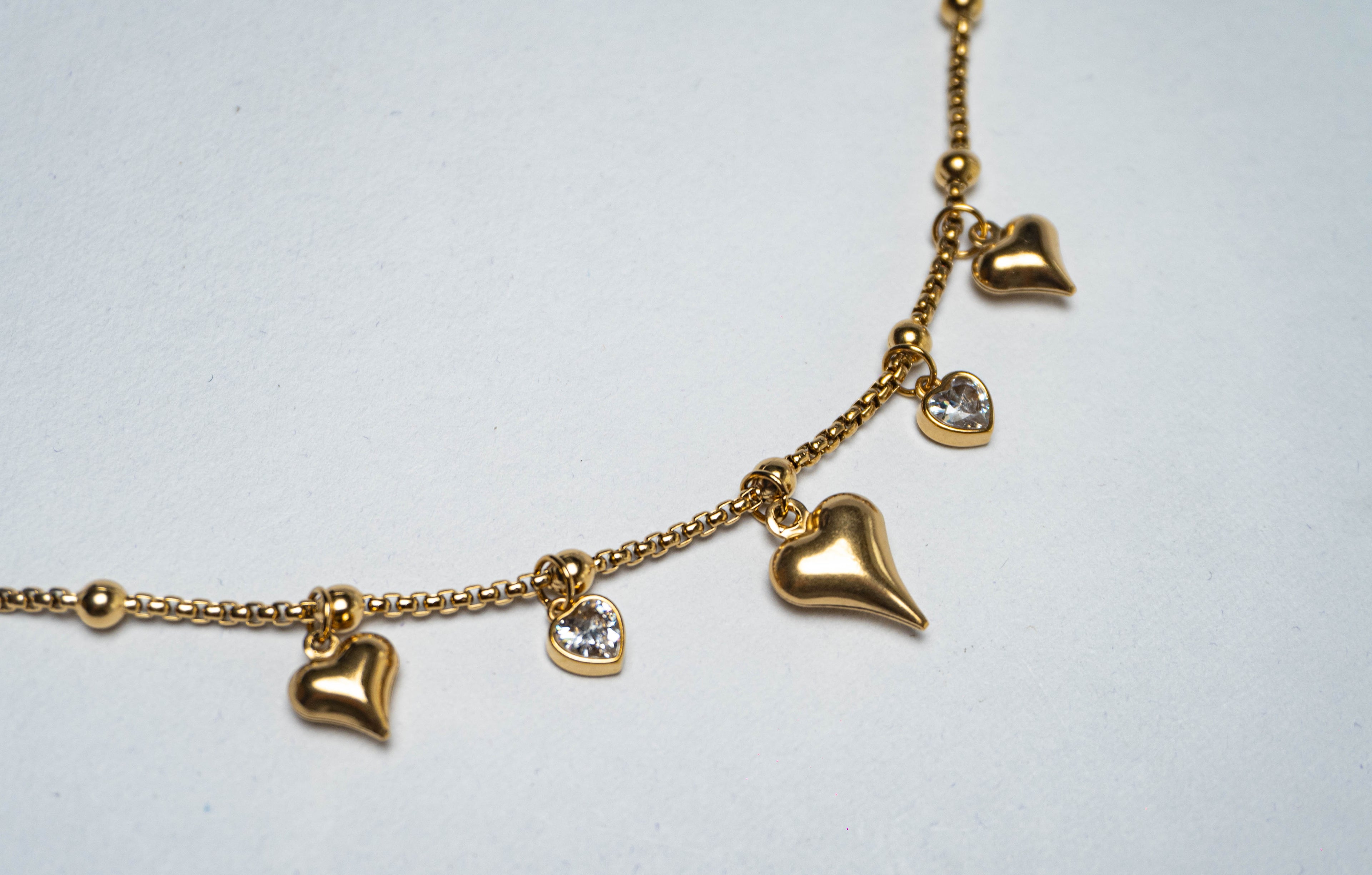 ICE HEART CHARM BRACELET